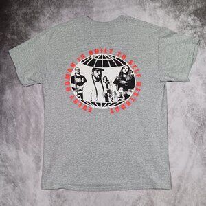 Kublai Khan TX 'ABSOLUTE' T-Shirt • Grey • Large • Hardcore/Metalcore • RARE